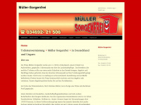 mueller-sorgenfrei.de Webseite Vorschau