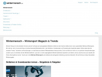 wintermensch.net Webseite Vorschau