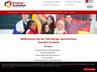 ansbacher-sprachschule.de Webseite Vorschau