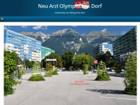 neuarzl-olympischesdorf.at Webseite Vorschau
