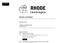 rhode.ch Webseite Vorschau