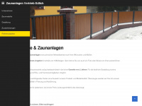zaunanlagen.org Webseite Vorschau