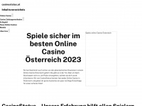 casinostatus.at Webseite Vorschau