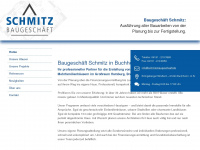 schmitz-baugeschaeft.de Webseite Vorschau