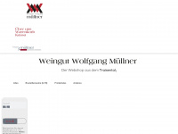 shop-weingutmuellner.at Webseite Vorschau
