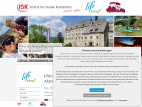 lifecamp.at Webseite Vorschau