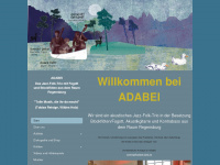 adabei-band.de Webseite Vorschau
