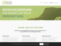 ressourcenraeume.de Webseite Vorschau