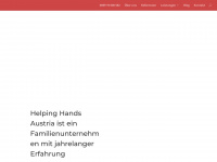 helpinghandsaustria.at Webseite Vorschau