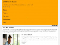 waldmeisterbusch.de Webseite Vorschau