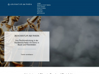 advokatur-am-rhein.ch Webseite Vorschau