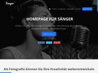 sanger.pro Webseite Vorschau