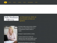 nele-neuhaus-stiftung.de Webseite Vorschau