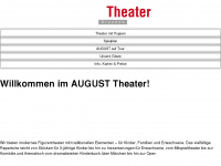 august-theater.de Webseite Vorschau