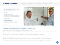 safecontech.ch Webseite Vorschau