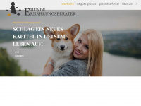 ernährungsberater-hund.de Webseite Vorschau