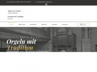 orgelbauwillipeter.de Webseite Vorschau