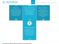 orthopraxis-burscheid.de Webseite Vorschau