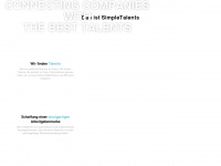 simple-talents.de Webseite Vorschau