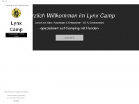 lynx.camp Webseite Vorschau