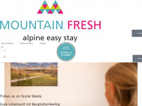 mountain-fresh.at Webseite Vorschau