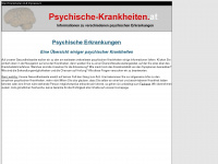 psychische-krankheiten.at Webseite Vorschau