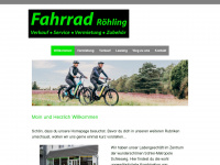 fahrrad-roehling.de Webseite Vorschau