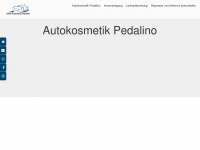 autokosmetik-pedalino.de Webseite Vorschau