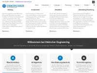 obkircher-engineering.at Webseite Vorschau
