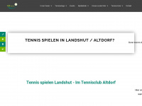 tennis-landshut.de Webseite Vorschau