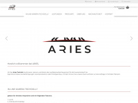 aries-technik.de Webseite Vorschau