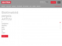 isotra.cz Webseite Vorschau
