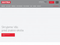 isotra.sk Webseite Vorschau