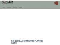 kohler-statikplanung.at Webseite Vorschau