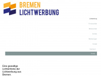 bremen-lichtwerbung.com Webseite Vorschau