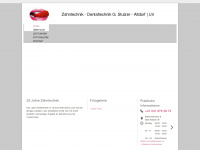 zahntechnik-stutzer.ch Webseite Vorschau