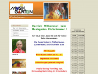 musikgarten-pfaffenhausen.de Webseite Vorschau