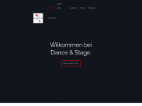 danceandstage.at Webseite Vorschau