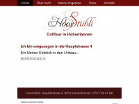 hoorstuebli.ch Webseite Vorschau