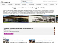 pineca.se Webseite Vorschau