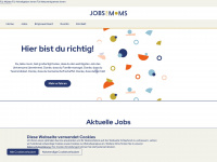 jobsformoms.de Webseite Vorschau