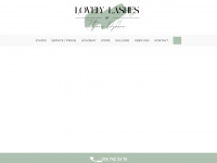 lovelylashes.ch Webseite Vorschau