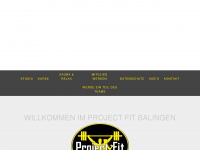 projectfit-balingen.de Webseite Vorschau
