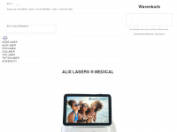 alixlasers-medical.com Webseite Vorschau