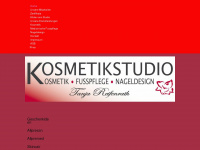 kosmetikstudio-tanja.de Webseite Vorschau