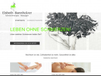 schmerztherapie-massagen.ch Webseite Vorschau