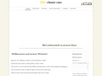classiccars.li Webseite Vorschau