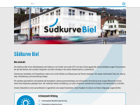 suedkurve-biel.ch Webseite Vorschau