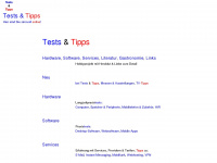 tests.tips Webseite Vorschau