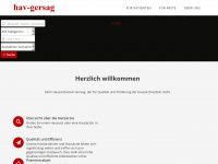 hav-gersag.ch Webseite Vorschau